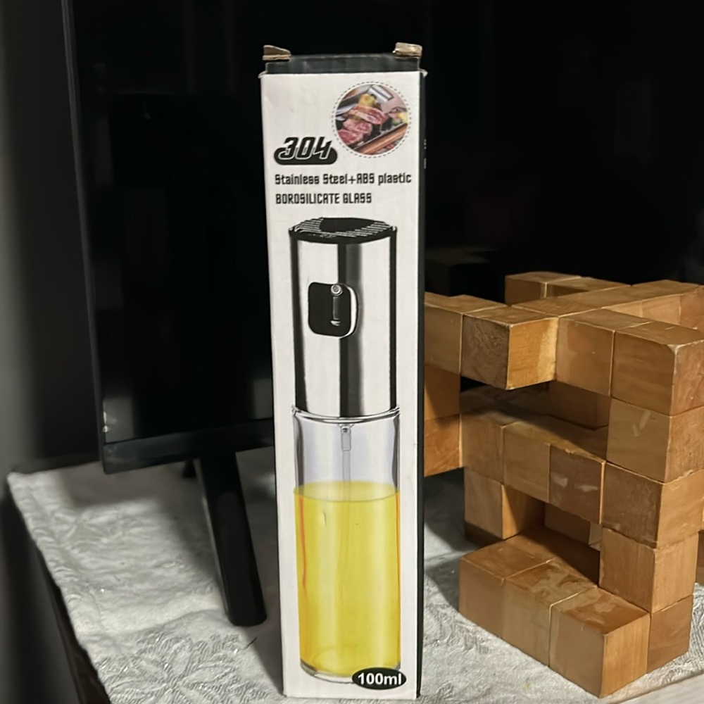 Stainless Steel Oil Sprayer - Silver